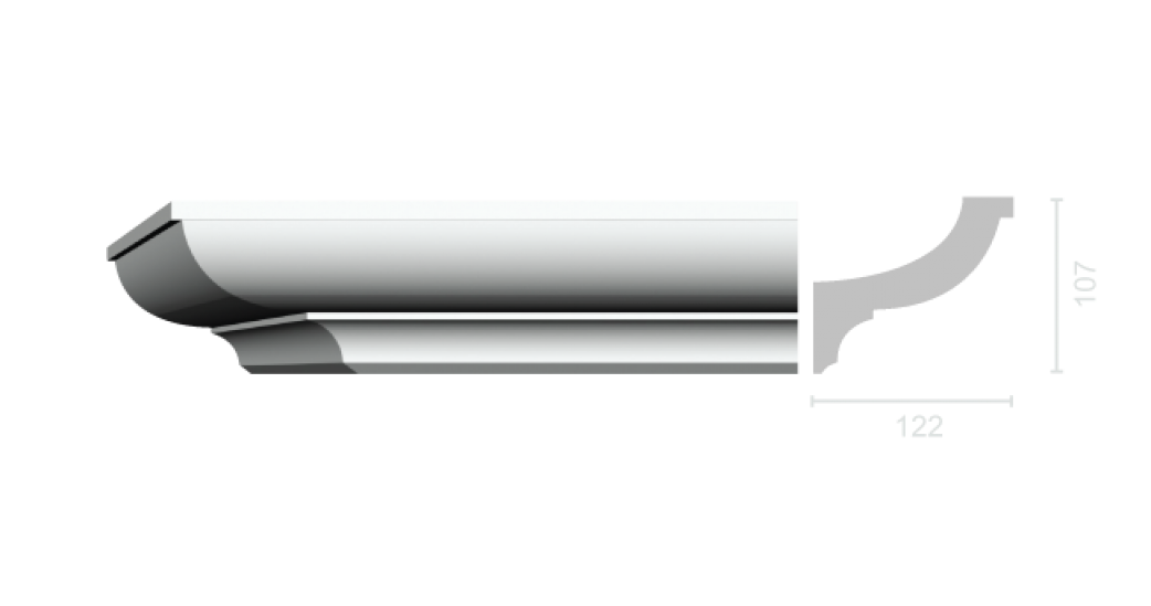 СК-7 световой карниз 122х107 мм