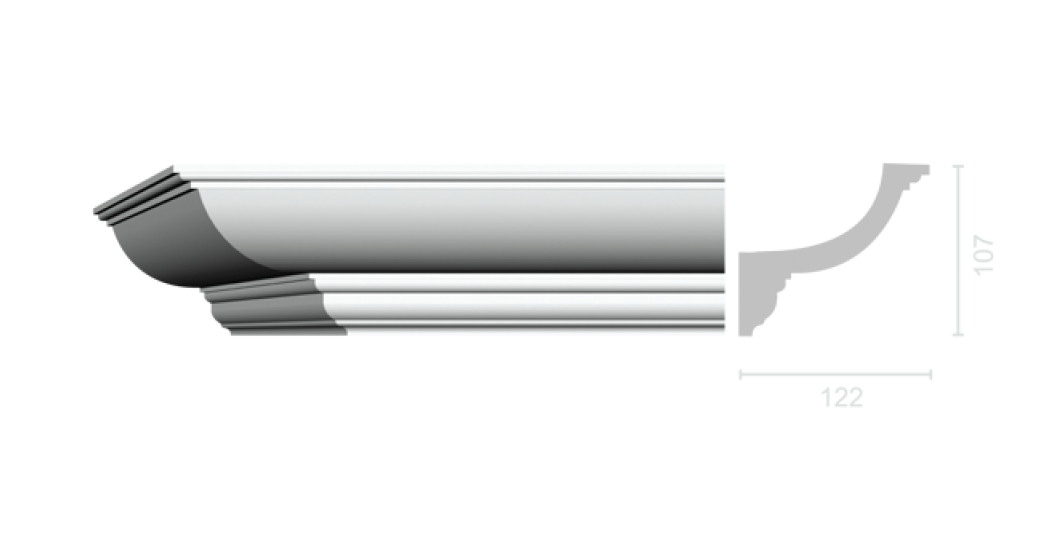 СК-6 световой карниз 122х107 мм